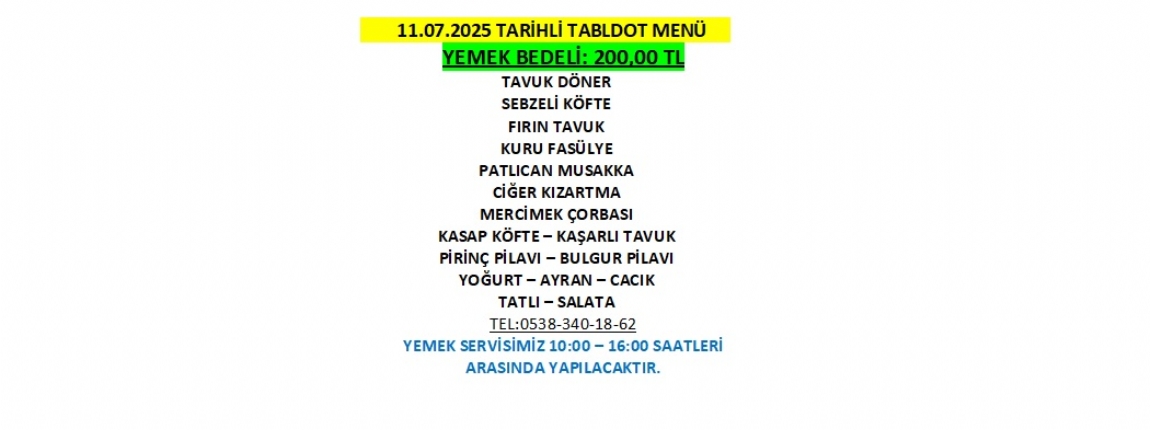 11.07.2025 TABLDOT MEN