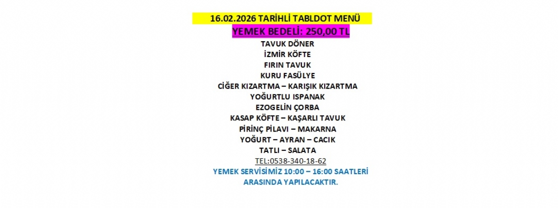 16.02.2026TABLDOT MEN�