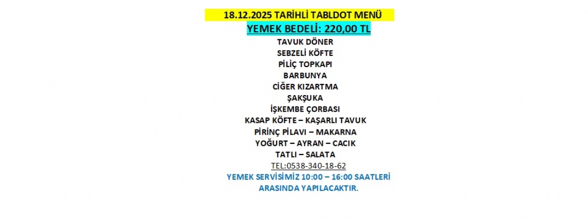 18.12.2025 TABLDOT MEN�