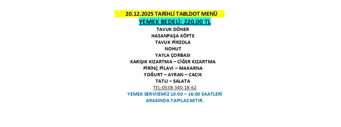 20.12.2025 TABLDOT MEN�