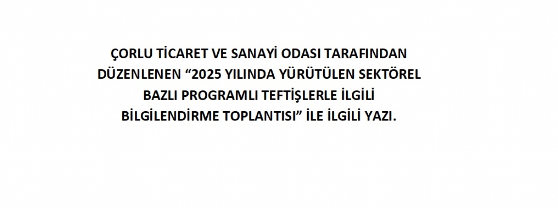BLGLENDRME TOPLANTISI