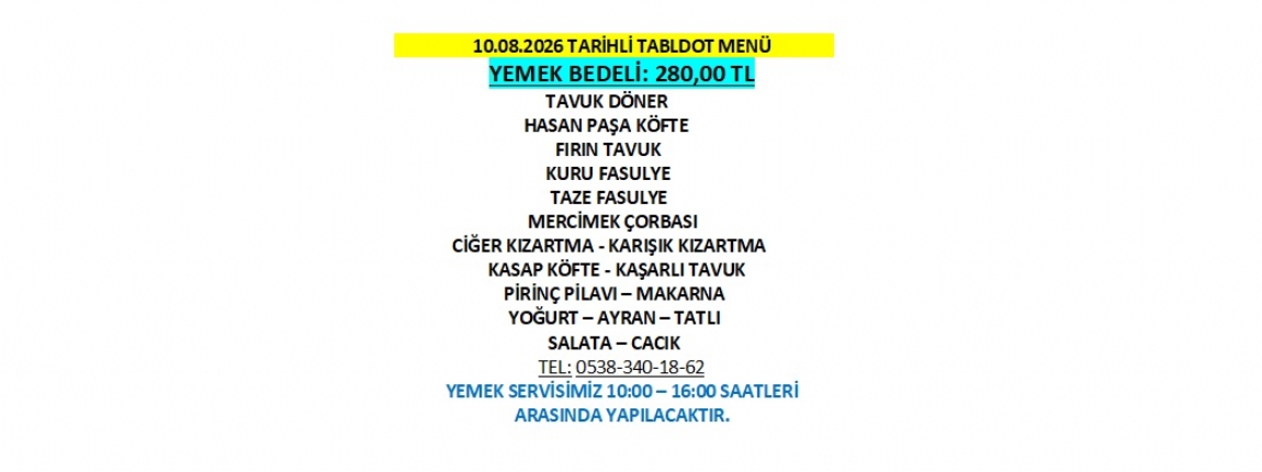 10.08.2026 TABLDOT MEN�