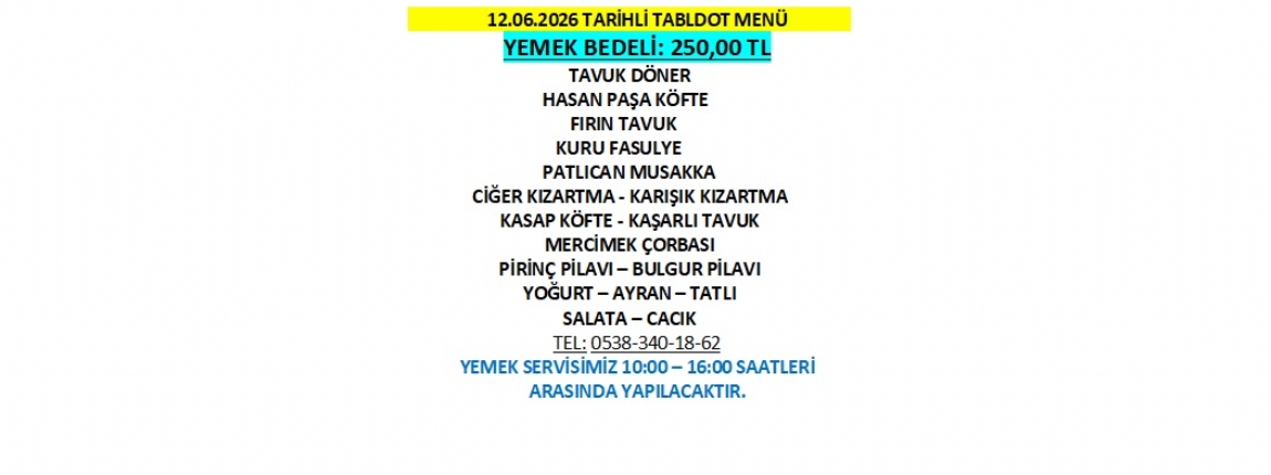 12.06.2026 TABLDOT MEN�