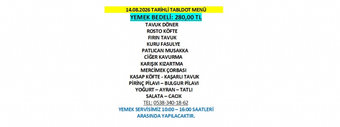 14.08.2026 TABLDOT MEN�