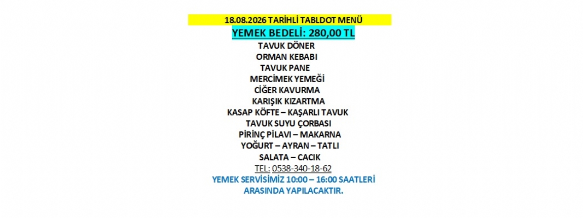 18.08.2026 TABLDOT MEN�