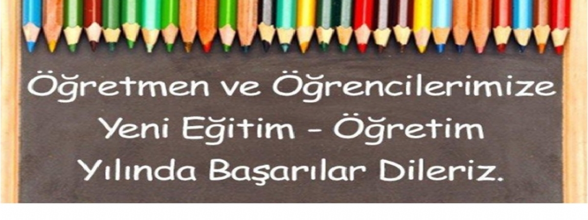 İLKÖĞRETİM HAFTASI KUTLU OLSUN / YÖNETİM KURULU