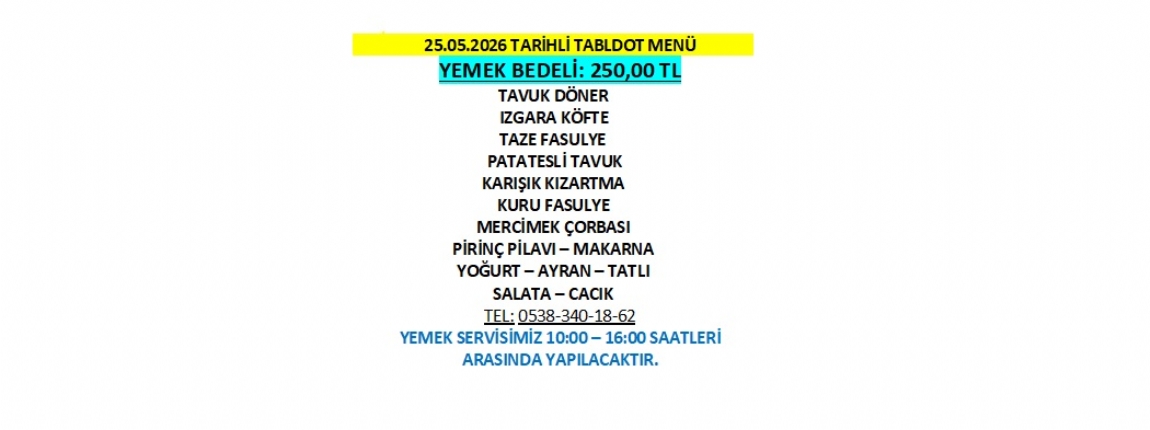 25.05.2026 TABLDOT MEN�