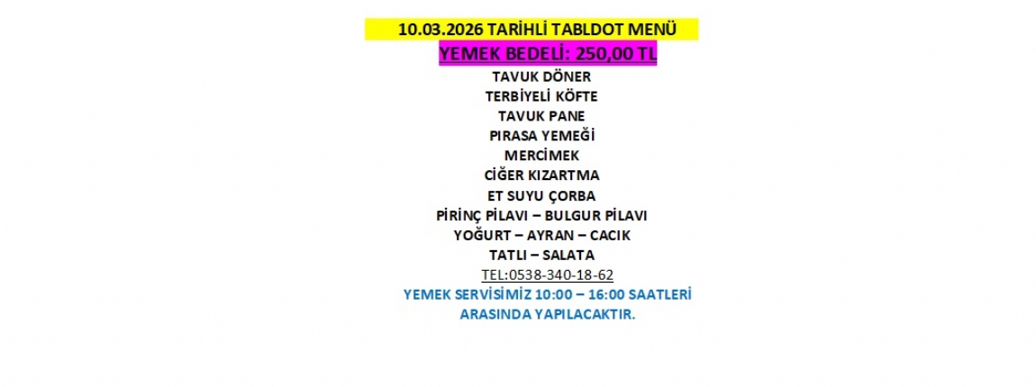 10.03.2026 TABLDOT MEN�