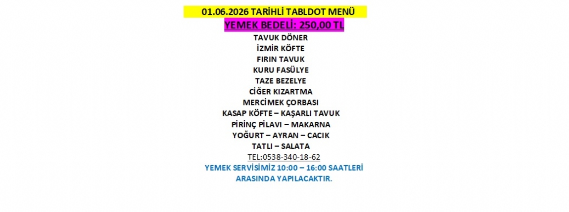 01.06.2026 TABLDOT MEN�