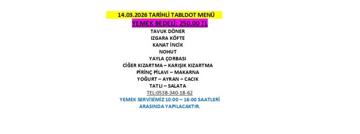 14.03.2026 TABLDOT MEN�
