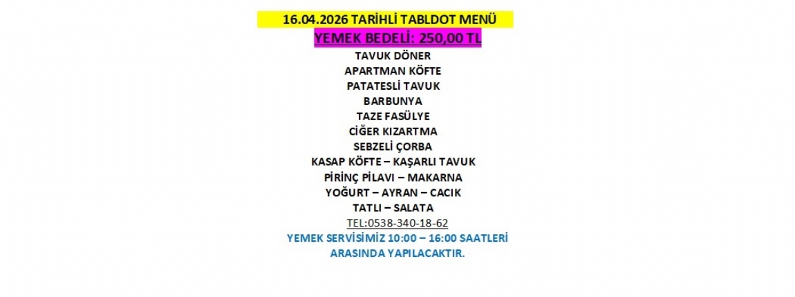 16.04.2026 TABLDOT MEN�