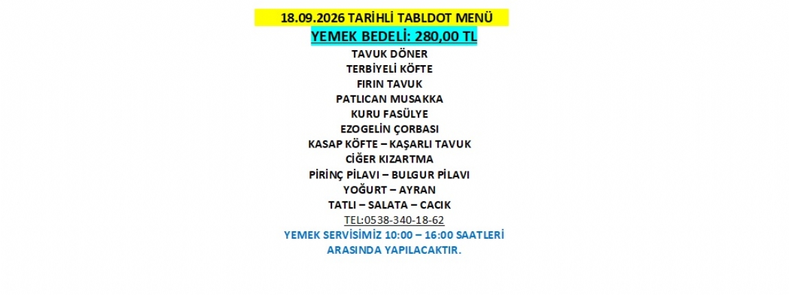 18.09.2026 TABLDOT MEN�