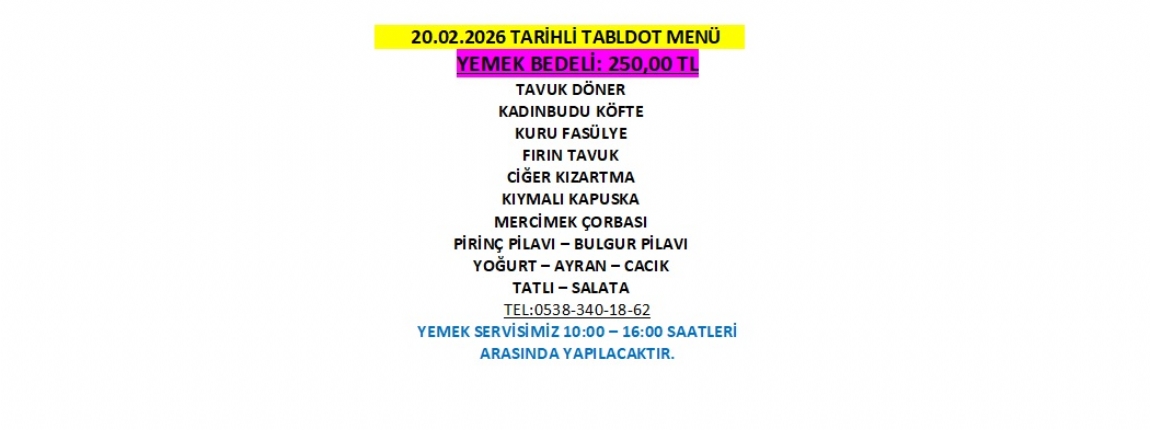 20.02.2026TABLDOT MEN�