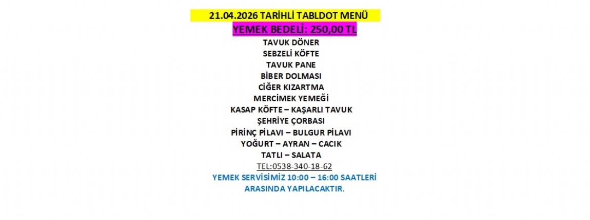 21.04.2026 TABLDOT MEN�
