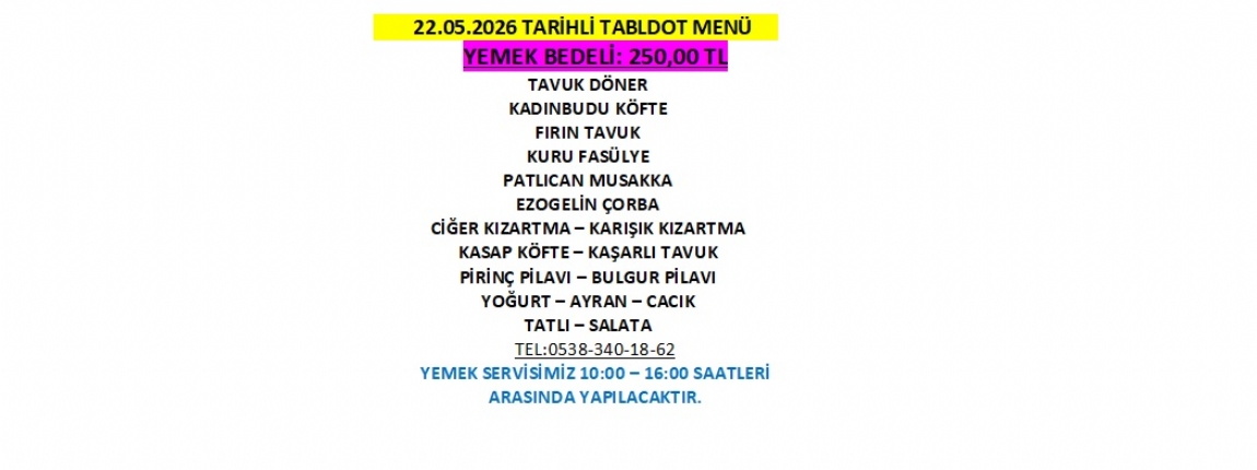 22.05.2026 TABLDOT MEN�