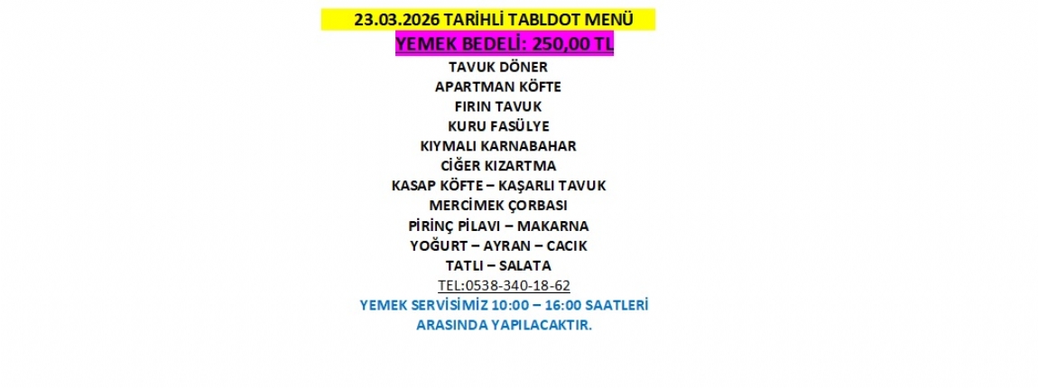 23.03.2026 TABLDOT MEN�