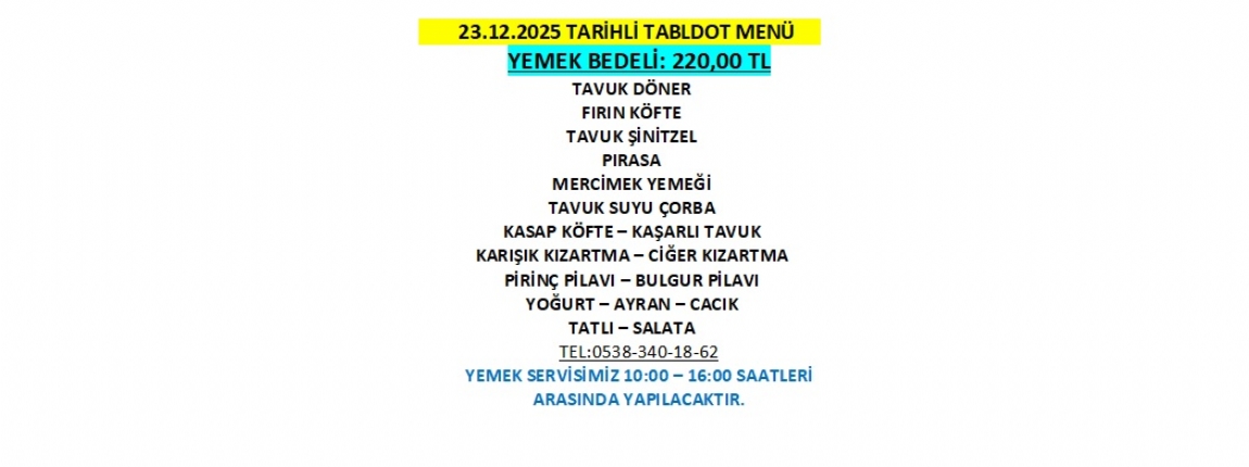 23.12.2025 TABLDOT MEN�