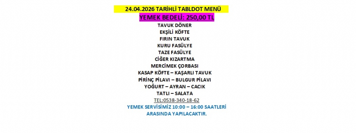 24.04.2026 TABLDOT MEN�