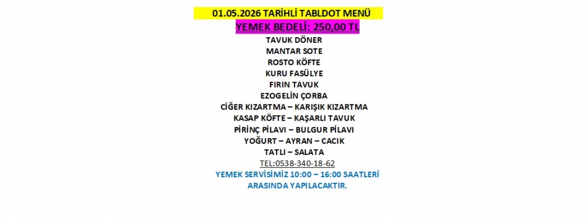 01.05.2026 TABLDOT MEN�