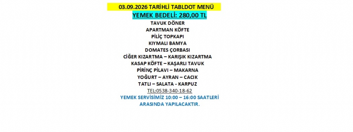 03.09.2026 TABLDOT MEN�
