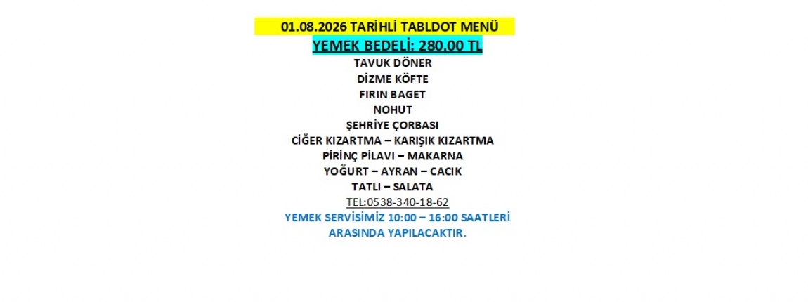 01.08.2026 TABLDOT MEN�