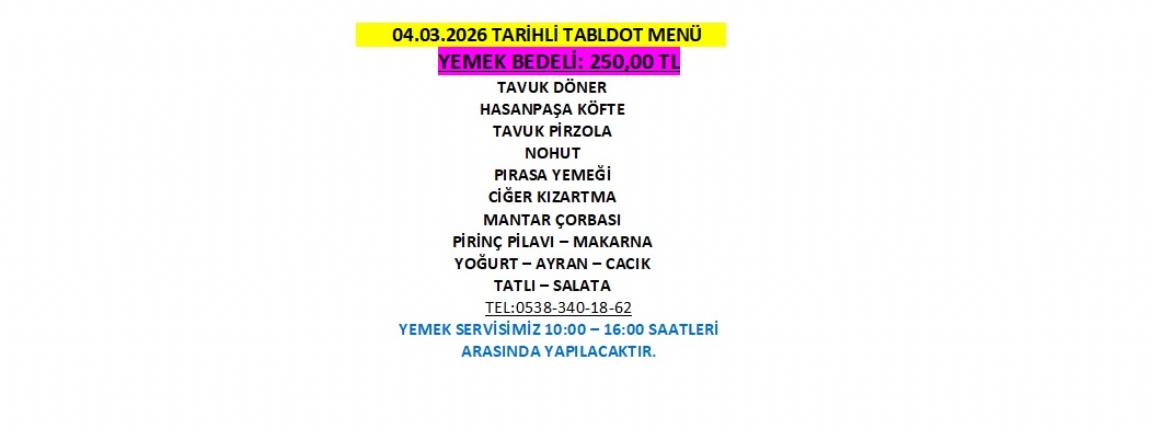 04.03.2026 TABLDOT MEN�