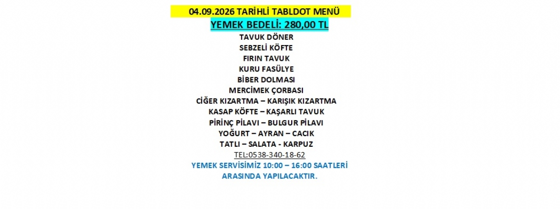04.09.2026 TABLDOT MEN�