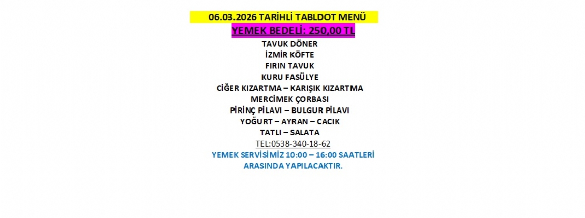 06.03.2026 TABLDOT MEN�
