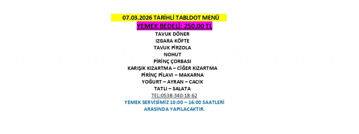 07.03.2026 TABLDOT MEN�