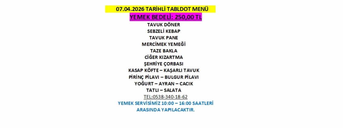 07.04.2026 TABLDOT MEN�