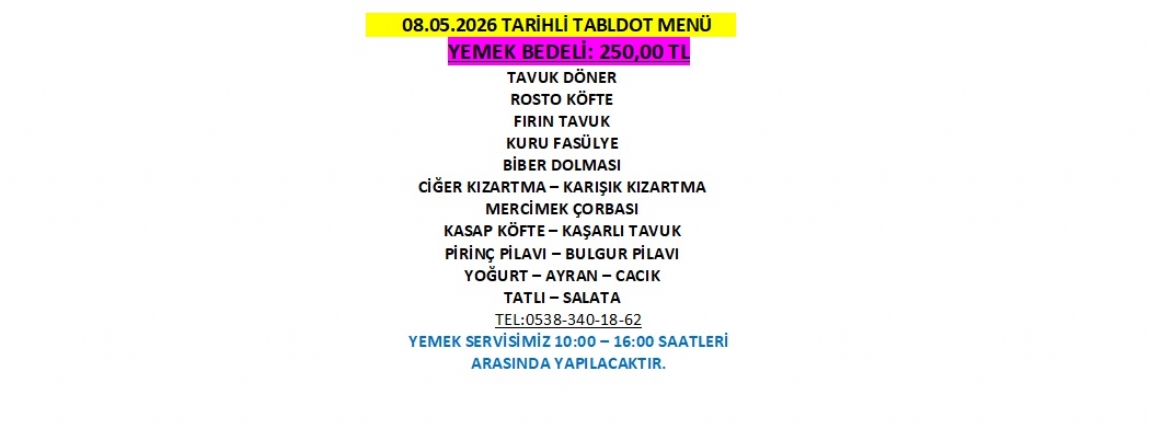 08.05.2026 TABLDOT MEN�