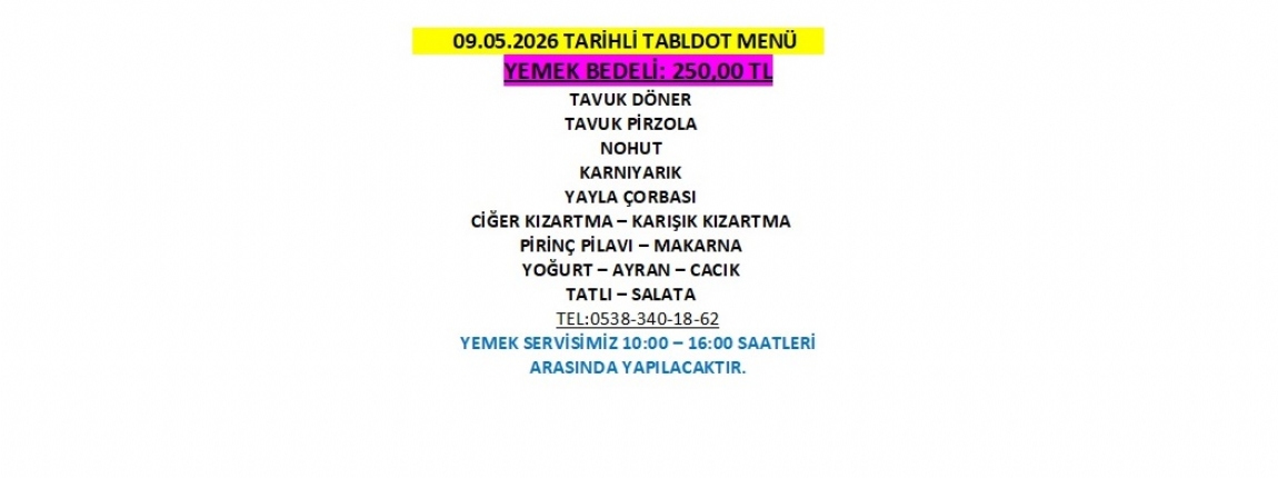 09.05.2026 TABLDOT MEN�