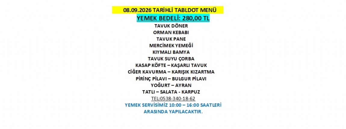 08.09.2026 TABLDOT MEN�
