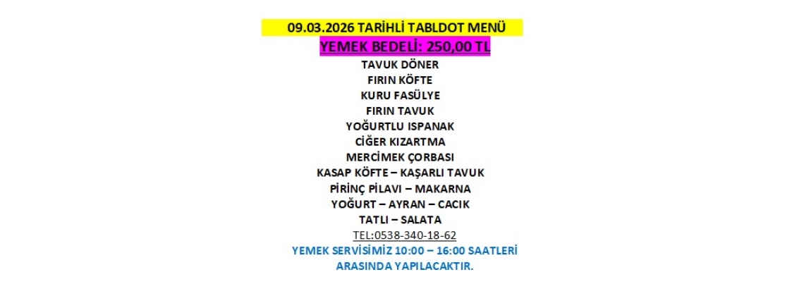 09.03.2026 TABLDOT MEN�