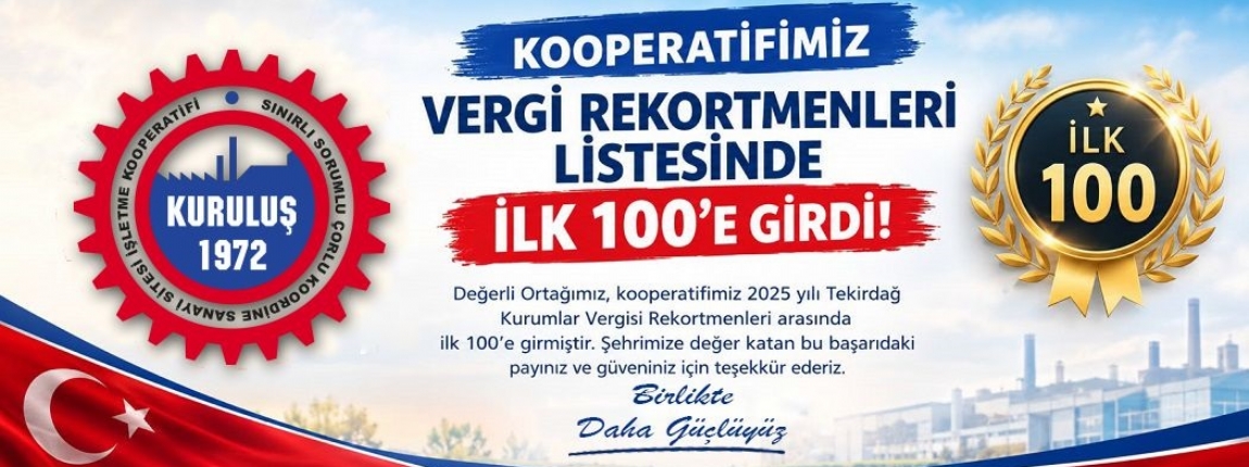KOOPERAT�F�M�Z VERG� REKORTMENLER� L�STES�NDE